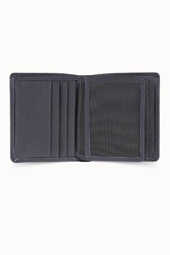 Guard Lacivert Guti Mat Yatay Mini Cüzdan