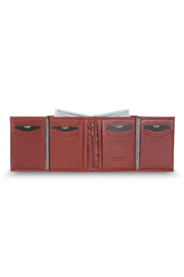 Guard Goldies Parlak Taba Deri Erkek Cüzdanı