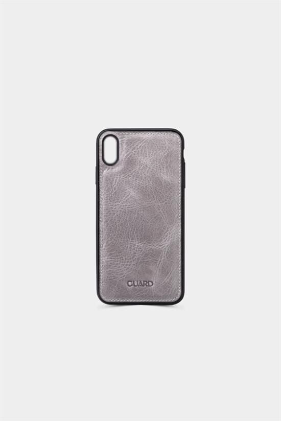 Guard Antik Gri Deri Xs Max Telefon Kılıfı