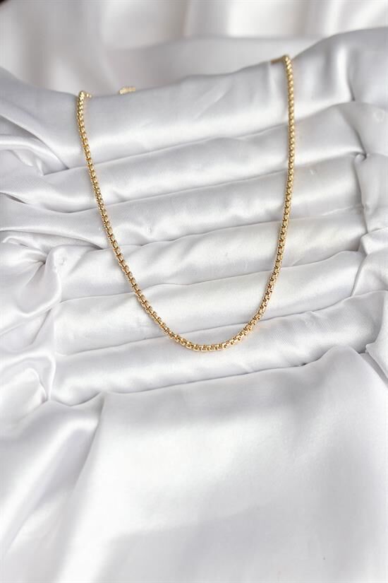 14K Gold Renk Kaplama Zincir Model CM Kadın Kolye