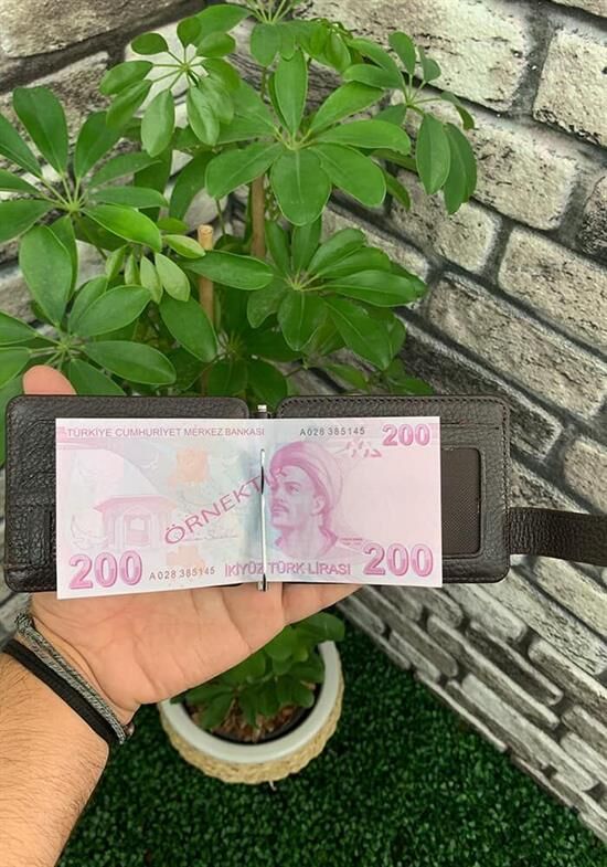 Guard Kahverengi Klipsli Deri Kartlık