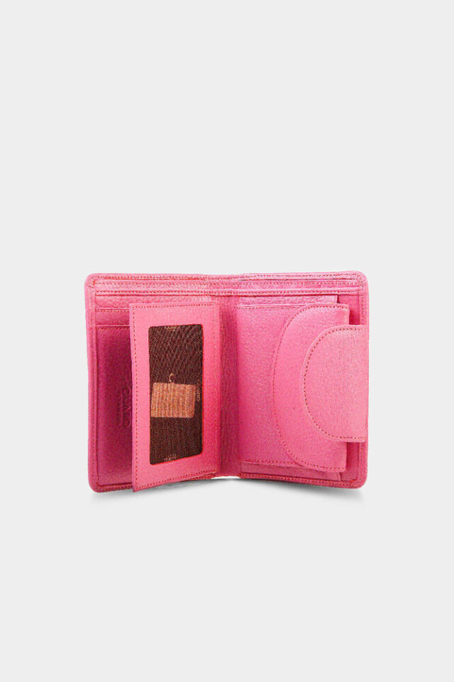 Guard Pembe Bölmeli Deri Bayan Cüzdanı