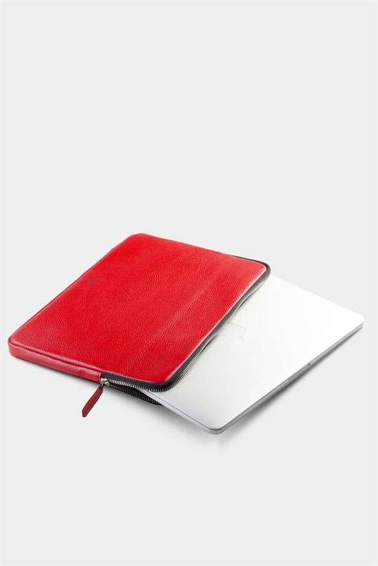 Guard Kırmızı Deri Clutch Çanta