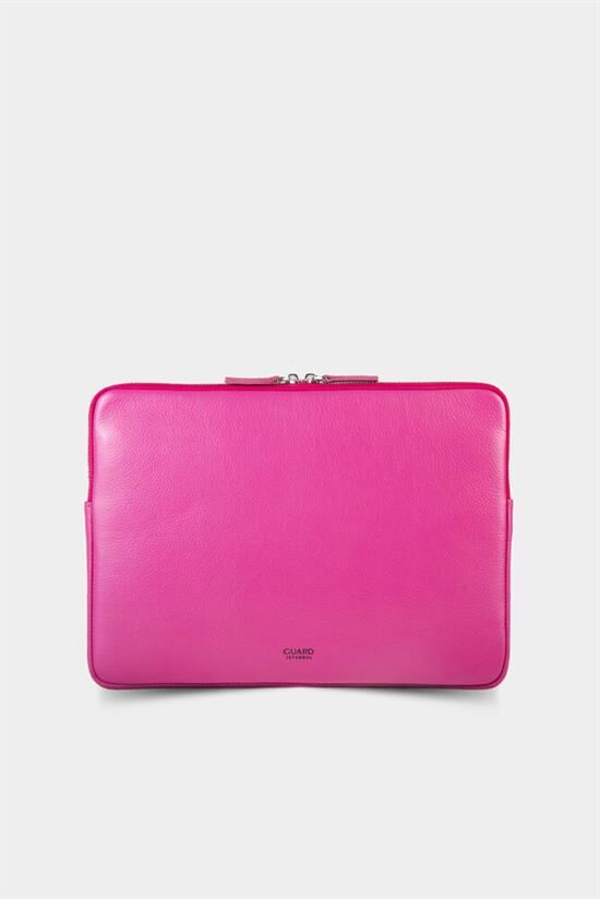 Guard Pembe Deri Clutch Çanta