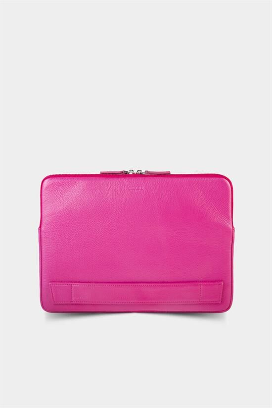 Guard Pembe Deri Clutch Çanta