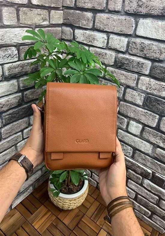 Guard Taba Deri Omuz Çantası