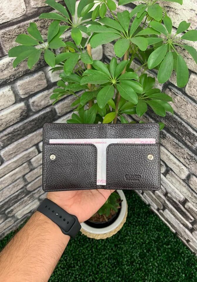 Guard Taba / taba Patlı Tasarım Deri Kartlık