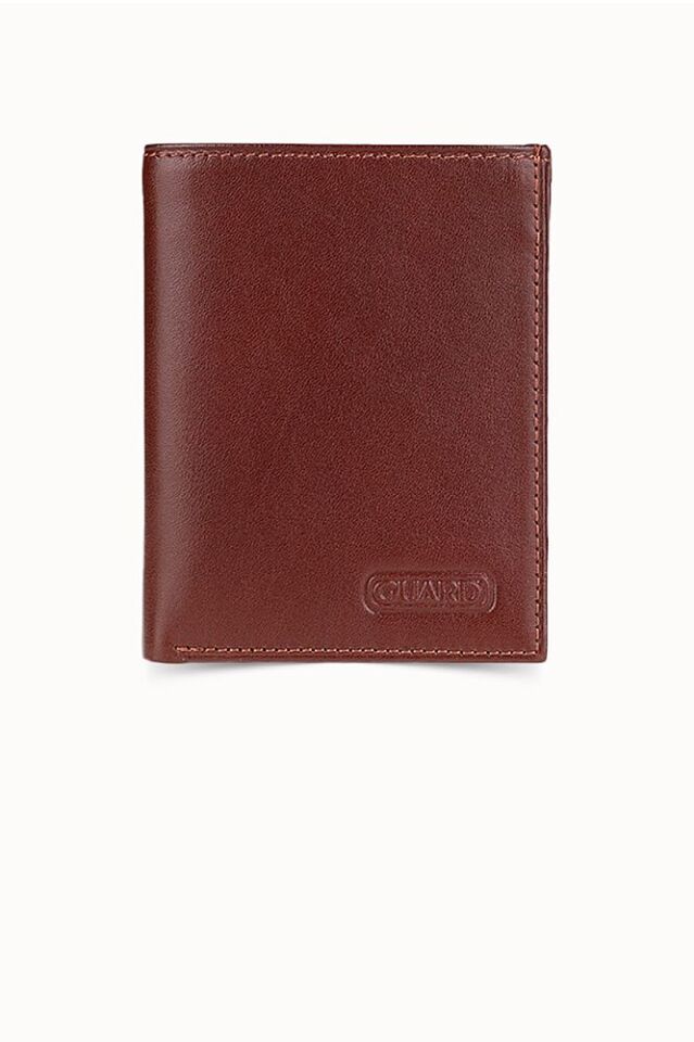 Guard İnce Taba Dikey Deri Erkek Cüzdanı
