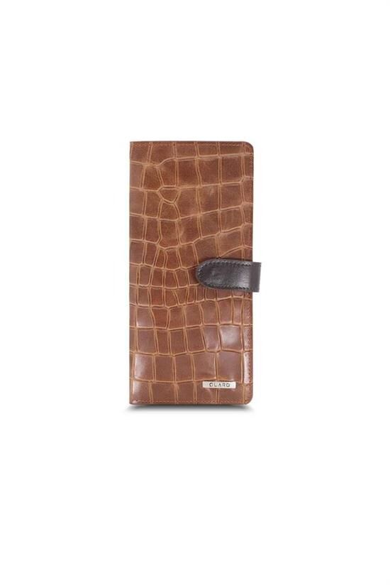 Guard Large Croco Taba Kart ve Para Slotlu Deri Telefon Cüzdanı