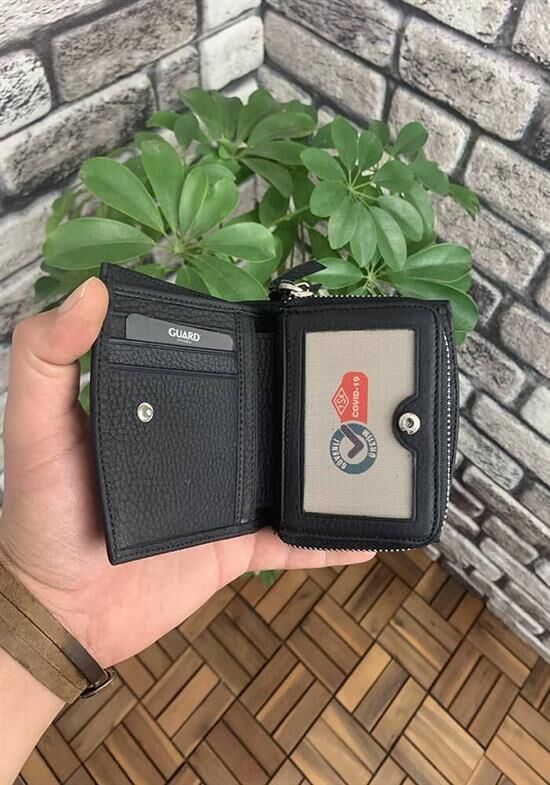 Guard  Siyah Bozuk Paralıklı Kadın Cüzdan