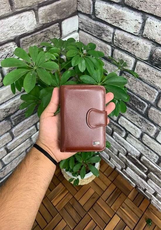 Guard Patlı Taba  Deri Kadın Cüzdan