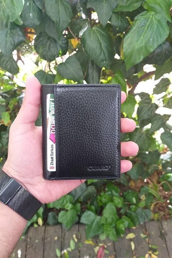 Guard Siyah Deri Erkek Cüzdan