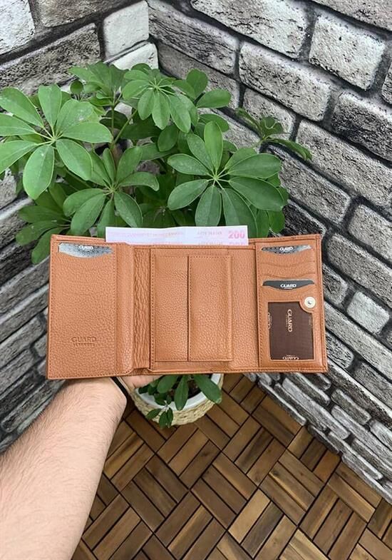 Guard Taba Para Bölmeli Deri Bayan Cüzdan