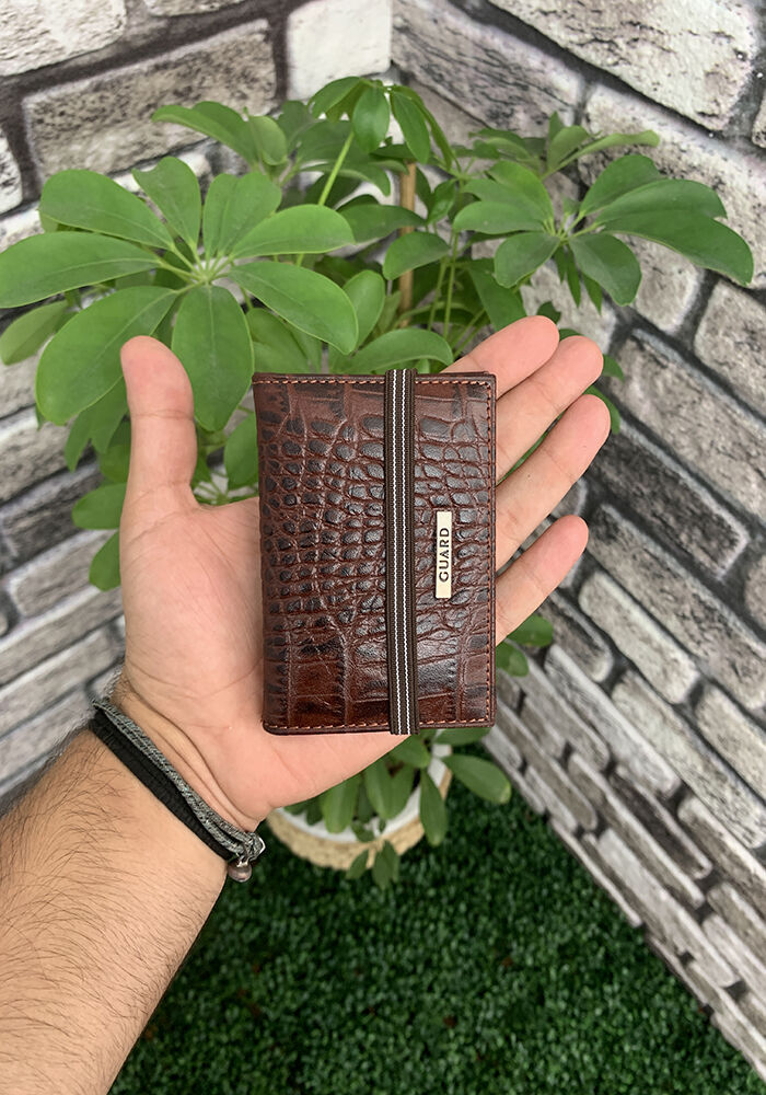 Guard Kahverengi Croco Lastikli Spor Karlık