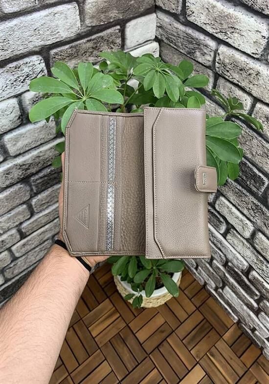 Guard Vizon Patlı Deri Kadın Cüzdanı