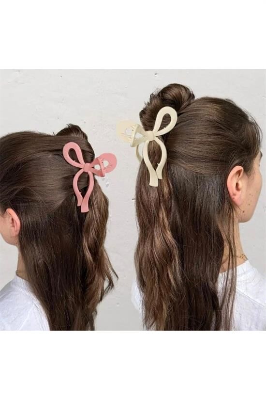 Kadın Pastel Tonlar 6'Lı Fiyonk Toka Seti