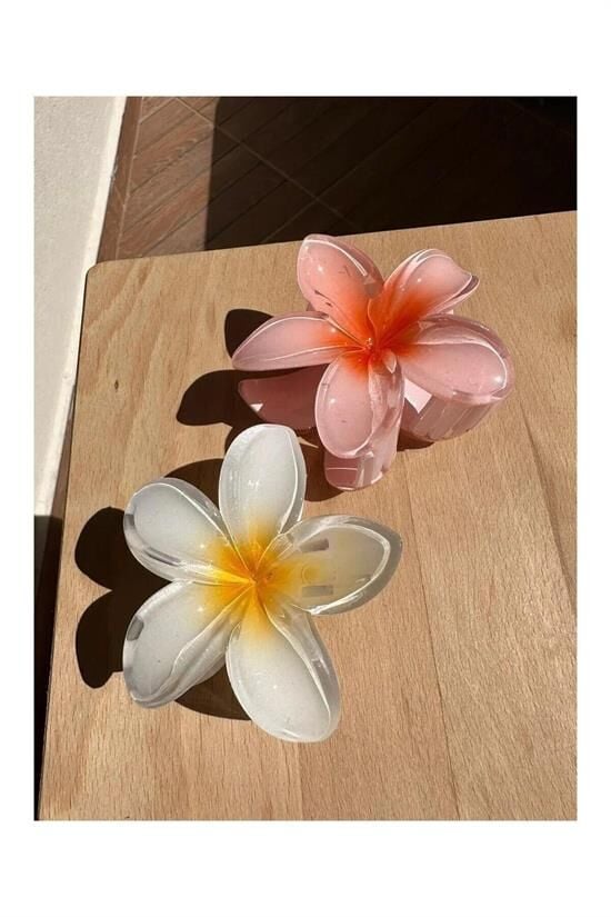 Kadın 2'li Lotus Çiçekli Mandallı Toka