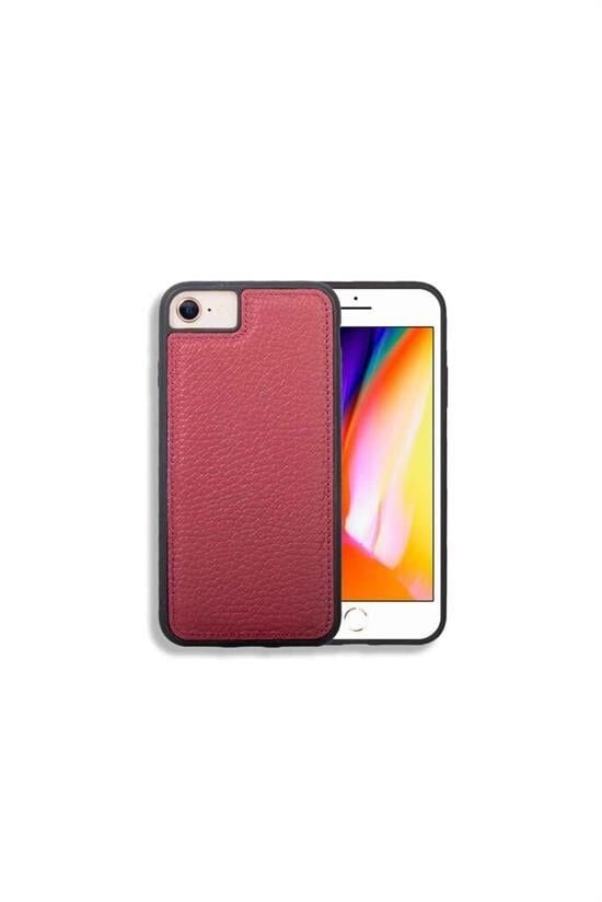 Guard iPhone 6 / 6s / 7 için Bordo Deri Telefon Kılıfı