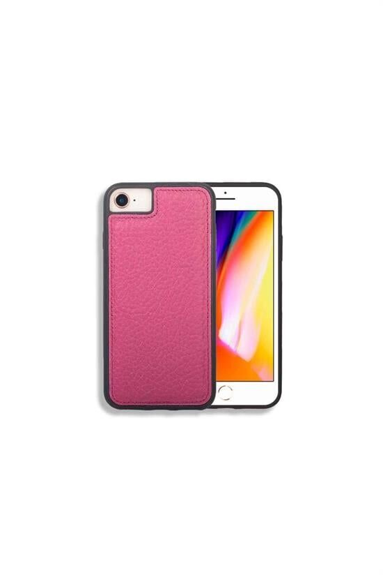 Guard iPhone 6 / 6s / 7 için  Gül Kurusu Deri Telefon Kılıfı