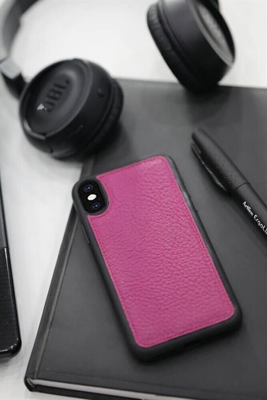 Guard Gül Kurusu Deri iPhone X / XS Kılıfı