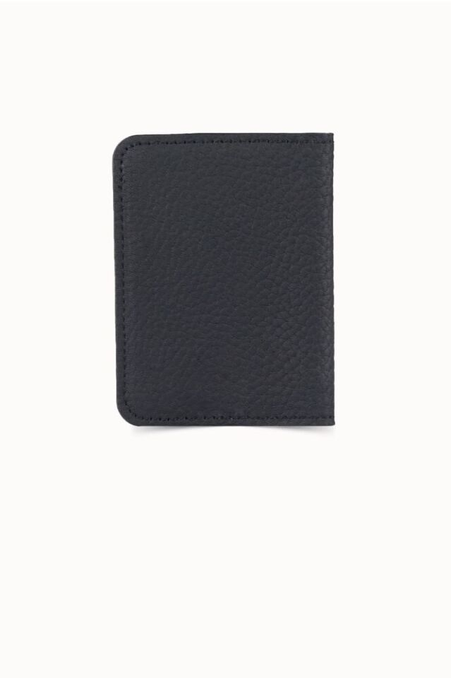 Guard Minimal Siyah Mat Deri Kartlık