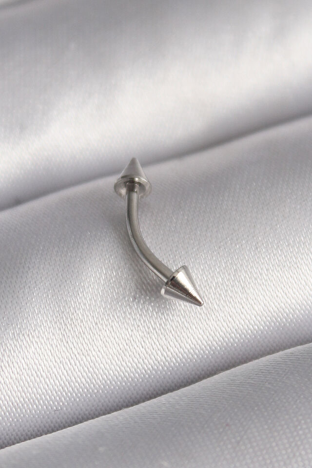 316L Çelik Gümüş Renk Çivi Model Piercing