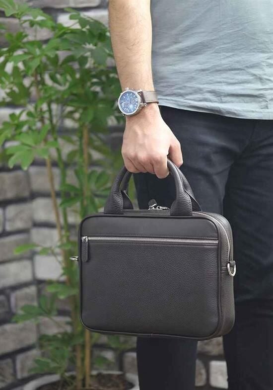Guard Kahverengi Deri 11' inç Laptop Çantası
