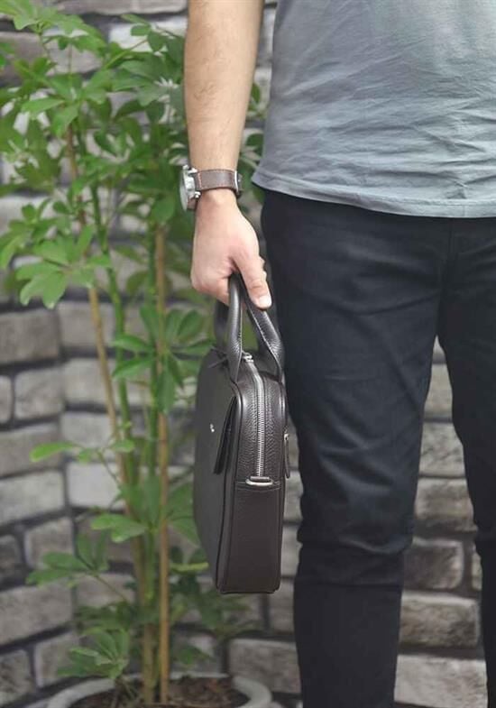 Guard Kahverengi Deri 11' inç Laptop Çantası