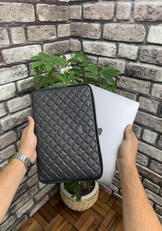 Guard Antrasit Capitone Clutch Çanta