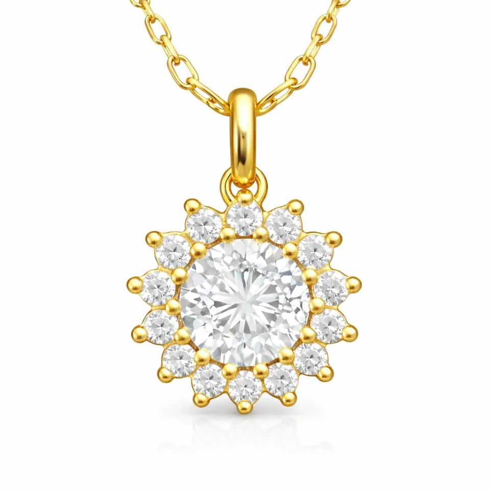Gümüş Gold Minimal Yuvarlak Anturaj Kadın Kolye