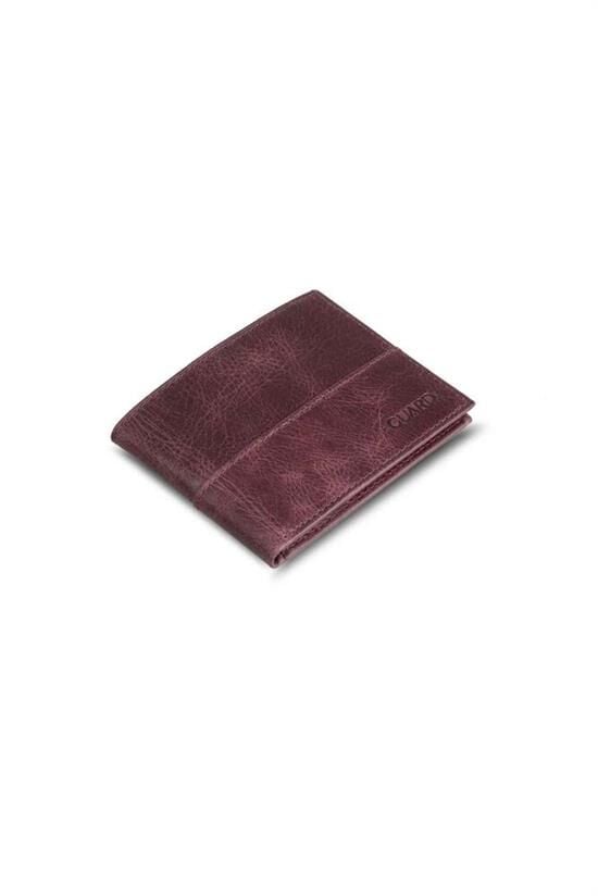 Guard Antik Bordo İnce Klasik Deri Erkek Cüzdanı