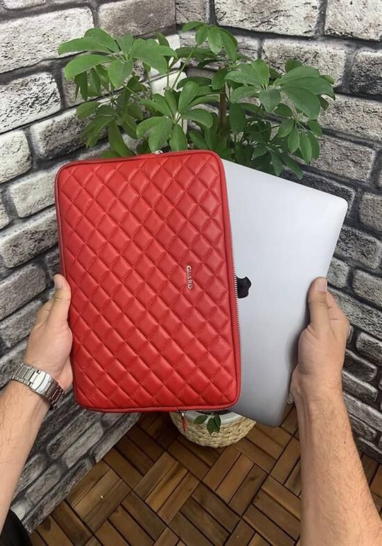 Guard Kırmızı Capitone Clutch Çanta