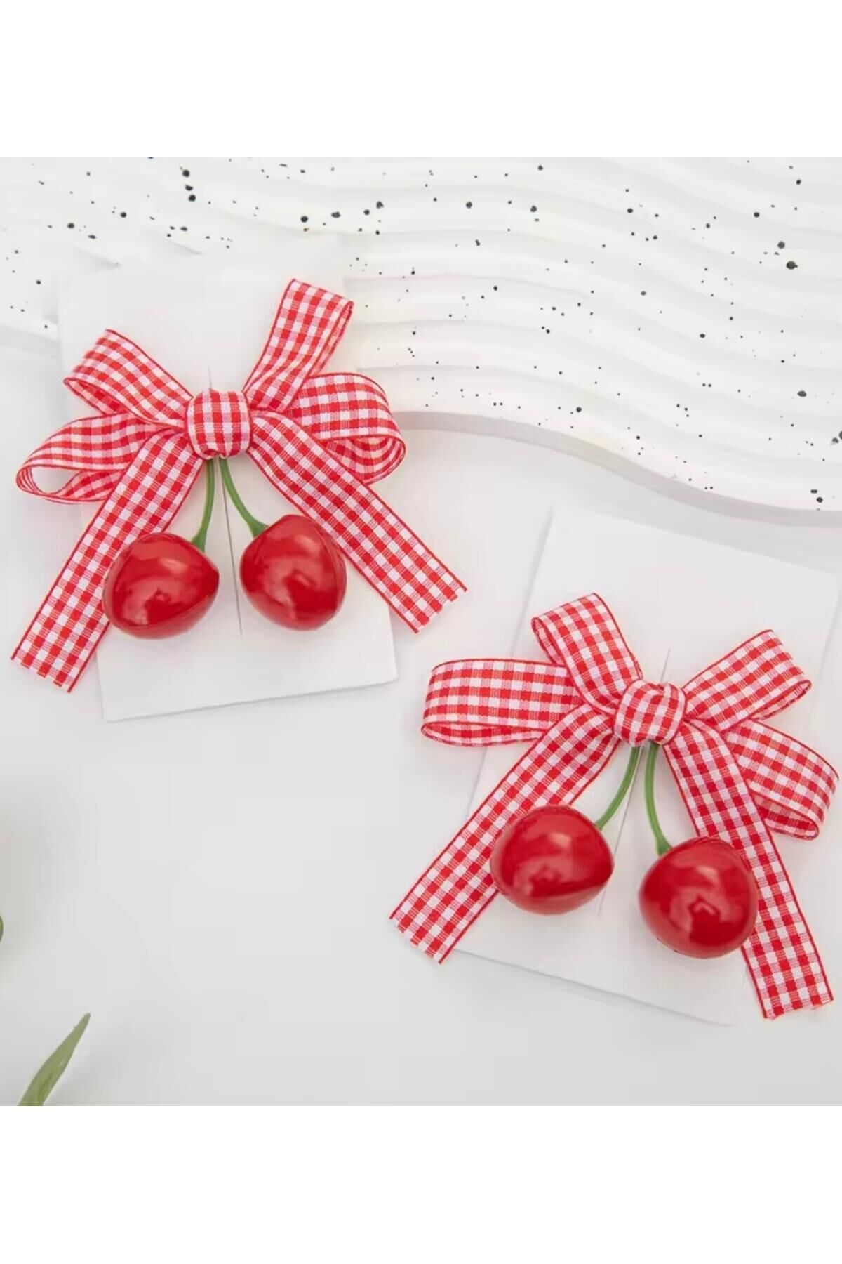 Lily Kız Çocuk İkili Kiraz Pens Toka
