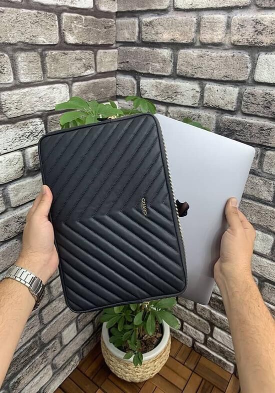 Guard Koyu Lacivert Mat Üçgen Desen  Clutch Çanta