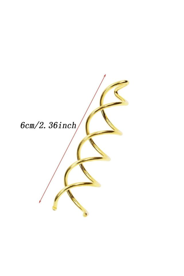 Kadın 4'Lü Mucizevi Spin Saç Tokası Gold Renk Gizli Saç Saç Aksesuarı Topuz Tokası