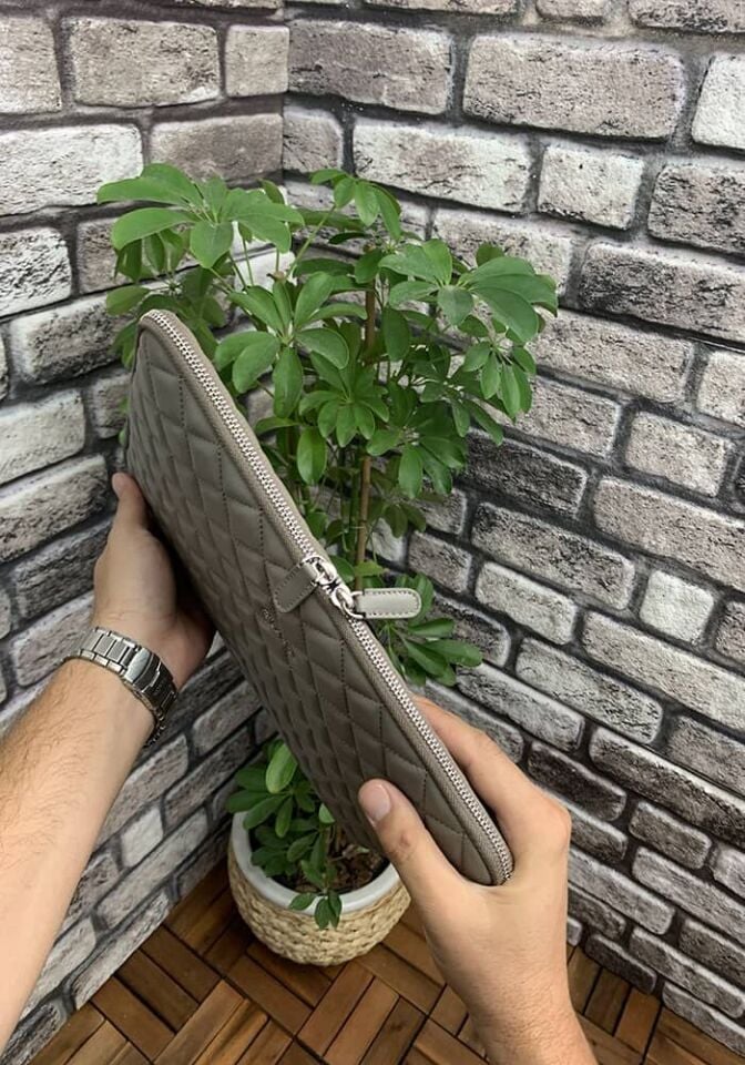 Guard Vizon Capitone Clutch Çanta