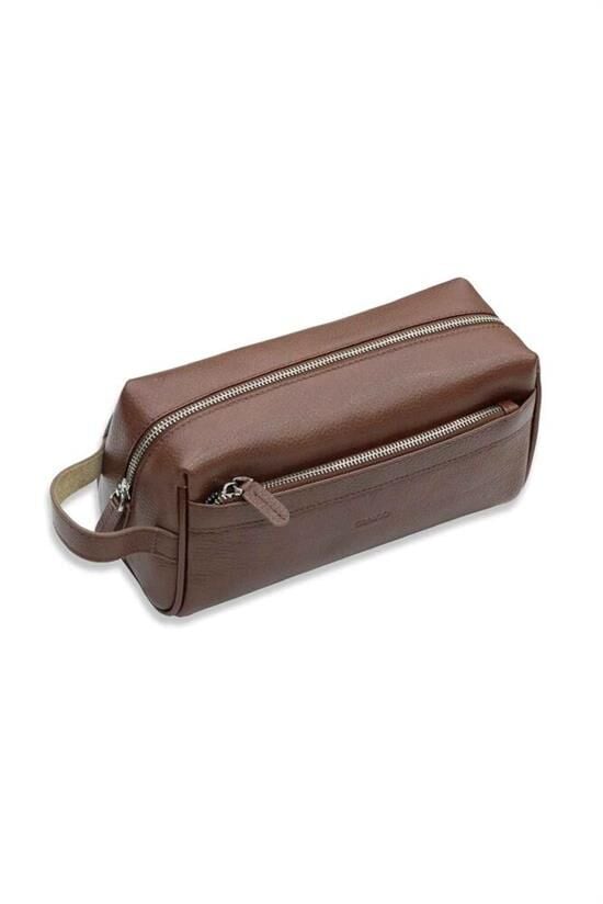 Guard  Taba Çift Bölmeli  Hakiki Deri Unisex El Çantası