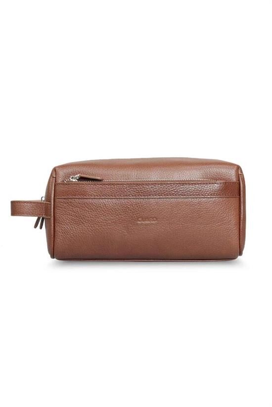 Guard  Taba Çift Bölmeli  Hakiki Deri Unisex El Çantası